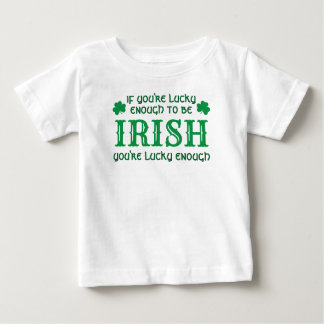 Camiseta Para Bebê Lucky Irish | Dia de São Patrício T-Shirt