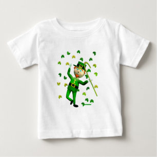 Camiseta Para Bebê Lucky Leprechaun Dance