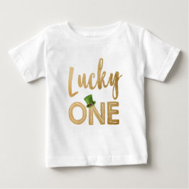 Camiseta Para Bebê Lucky One Dia de São Patrício T Shirt Toddler Baby