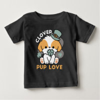 Lucky Pup com Clover - Rua. Presente no Dia de Pat