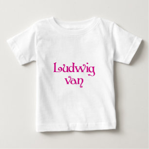 Camiseta Para Bebê Ludwig van