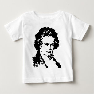 Camiseta Para Bebê Ludwig van Beethoven