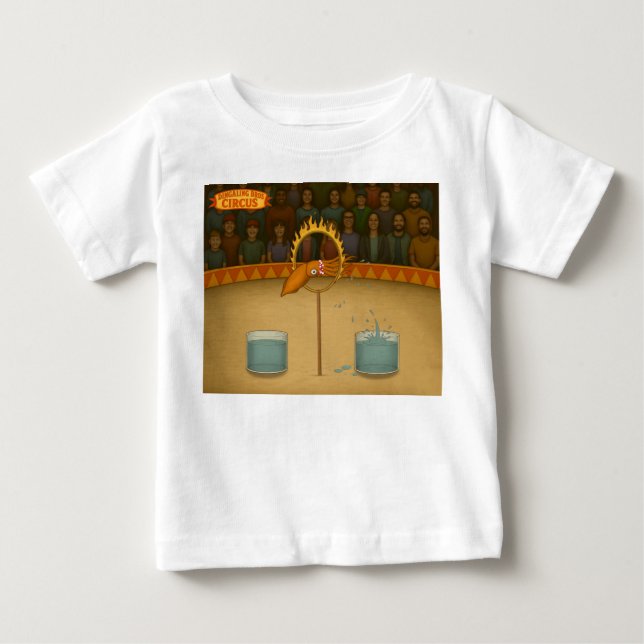 Camiseta Para Bebê Lula esguichante (Frente)
