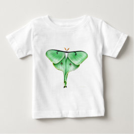 Camiseta Para Bebê Luna Moth Criança Long Sleeve Shirt