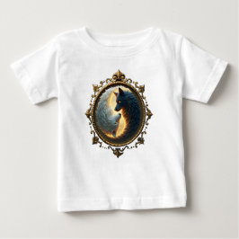 Camiseta Para Bebê Lunar Balance – Where Shadows Embrace the Light. 