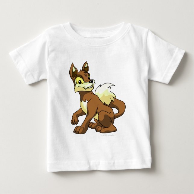 Camiseta Para Bebê Lupe Brown (Frente)