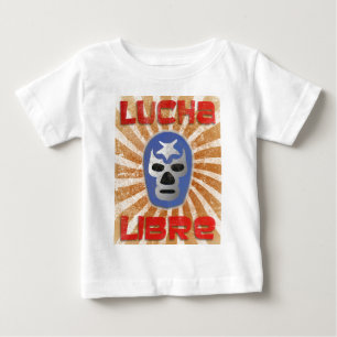 Camiseta Para Bebê Luta do mexicano de Lucha Libre