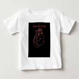 Camiseta Para Bebê Luvas Boxando Lutar Contra Presente do Ventilador 