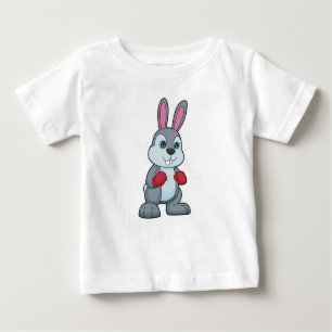 Camiseta Para Bebê Luvas para "in a box" de coelho