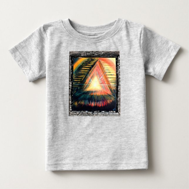 Camiseta Para Bebê Luz de cura (Frente)