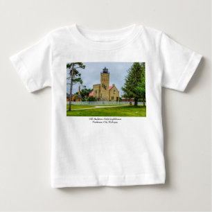Camiseta Para Bebê Luz do ponto mackinac