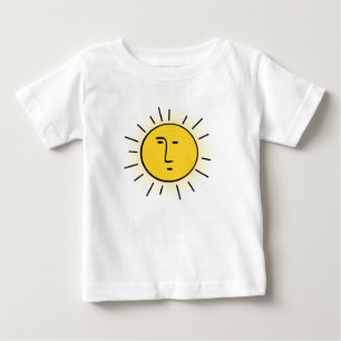 Camiseta Para Bebê Luz do sol
