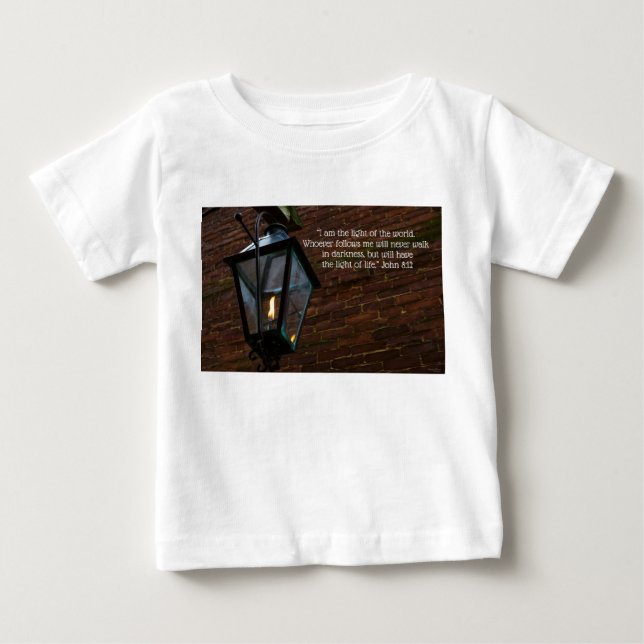 Camiseta Para Bebê Luz no caminho (Frente)