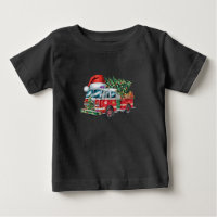 Luzes de árvore de Natal com chapéu de Papai Noel