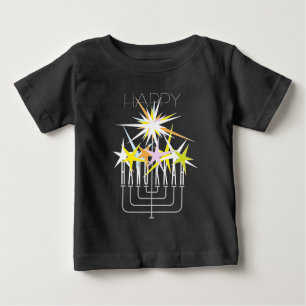 CAMISETA PARA BEBÊ LUZES HANUKKAH