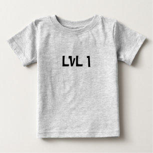 CAMISETA PARA BEBÊ LVL 1