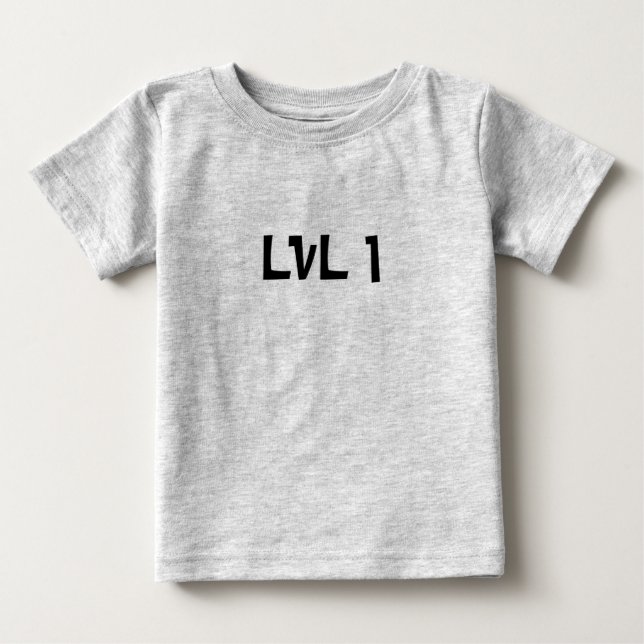 CAMISETA PARA BEBÊ LVL 1 (Frente)