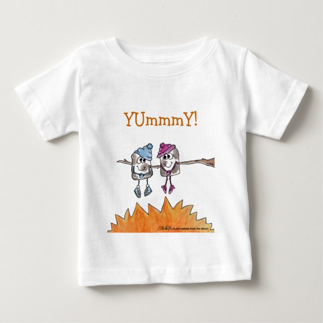 Camiseta Para Bebê Má Torrada (Frente)