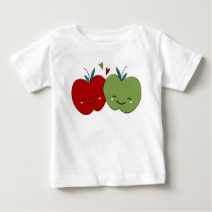 Camiseta Para Bebê Maçã