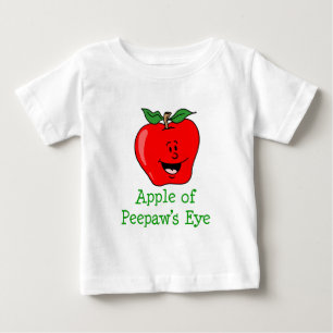Camiseta Para Bebê Maçã dos Olhos das Pessoas