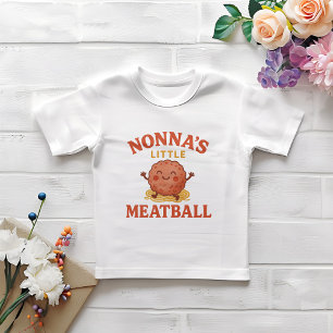 Camiseta Para Bebê Maçã pequena de Nonna   Americano Cujo italiano