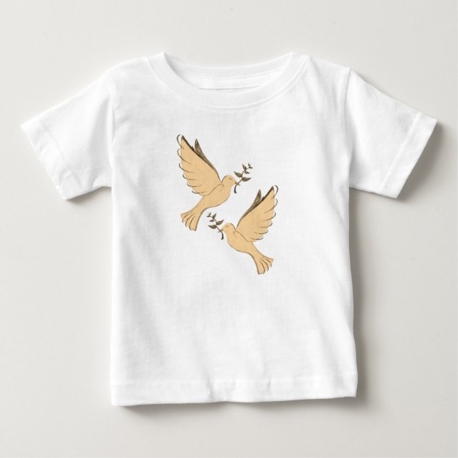 Camiseta Para Bebê Macacão de Bebê (Frente)