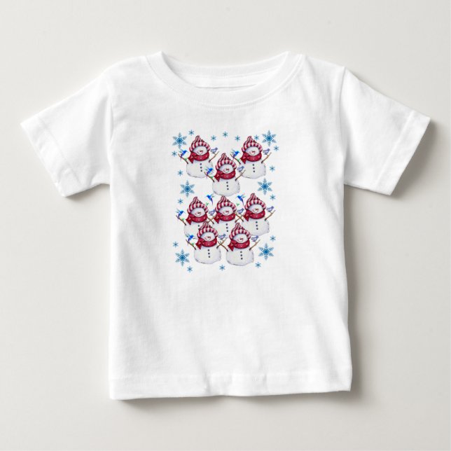 Camiseta Para Bebê Macacãozinho para Bebês (Frente)