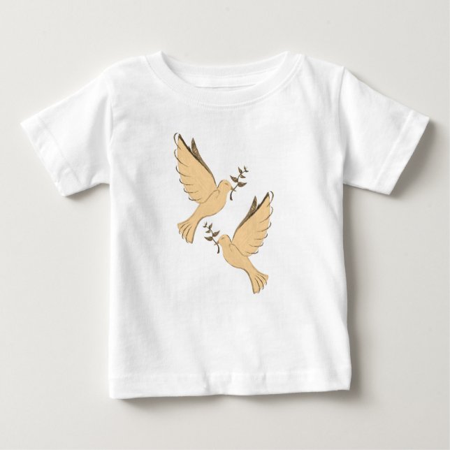 Camiseta Para Bebê Macacãozinho para Bebês (Frente)