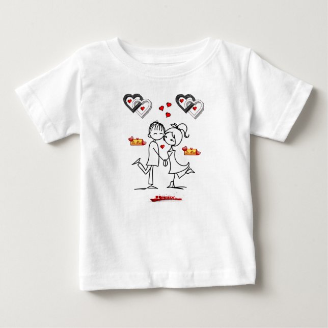 Camiseta Para Bebê Macacãozinho para Bebês (Frente)