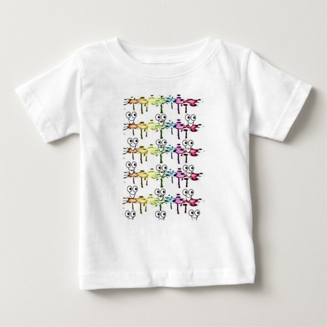 Camiseta Para Bebê Macacãozinho para Bebês (Frente)