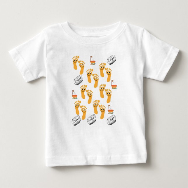 Camiseta Para Bebê Macacãozinho para Bebês (Frente)