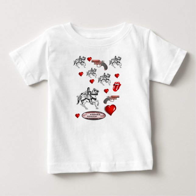 Camiseta Para Bebê Macacãozinho para Bebês (Frente)