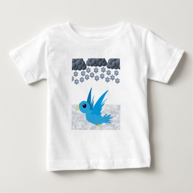 Camiseta Para Bebê Macacãozinho para Bebês (Frente)