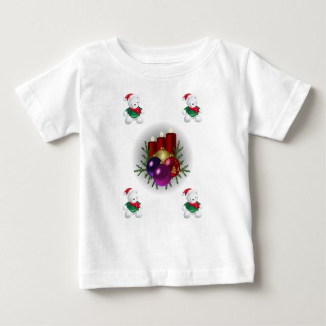 Camiseta Para Bebê Macacãozinho para Bebês (Frente)