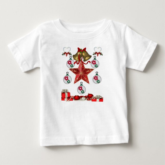 Camiseta Para Bebê Macacãozinho para Bebês (Frente)