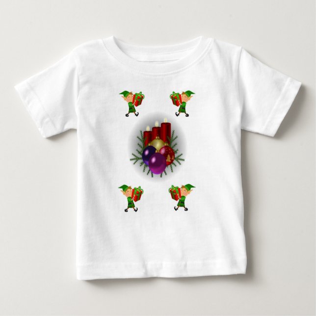Camiseta Para Bebê Macacãozinho para Bebês (Frente)