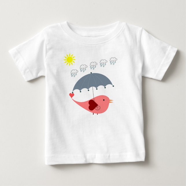 Camiseta Para Bebê Macacãozinho para Bebês (Frente)