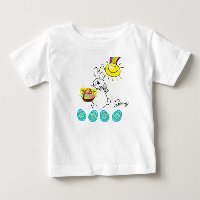 Camiseta Para Bebê Macacãozinho para Bebês (Frente)