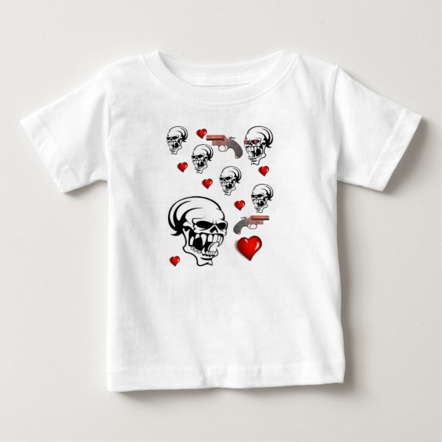 Camiseta Para Bebê Macacãozinho para Bebês (Frente)