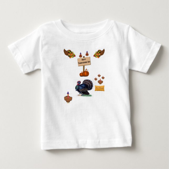 Camiseta Para Bebê Macacãozinho para Bebês (Frente)
