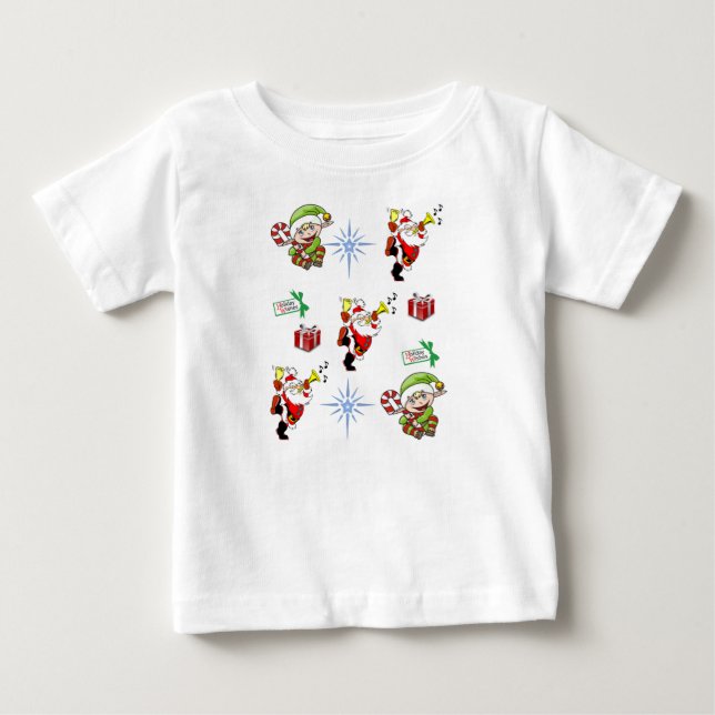 Camiseta Para Bebê Macacãozinho para Bebês (Frente)