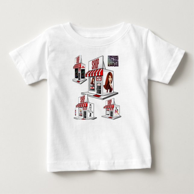 Camiseta Para Bebê Macacãozinho para Bebês (Frente)