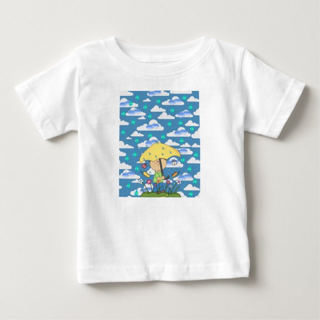 Camiseta Para Bebê Macacãozinho para Bebês (Frente)
