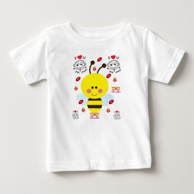 Camiseta Para Bebê Macacãozinho para Bebês (Frente)