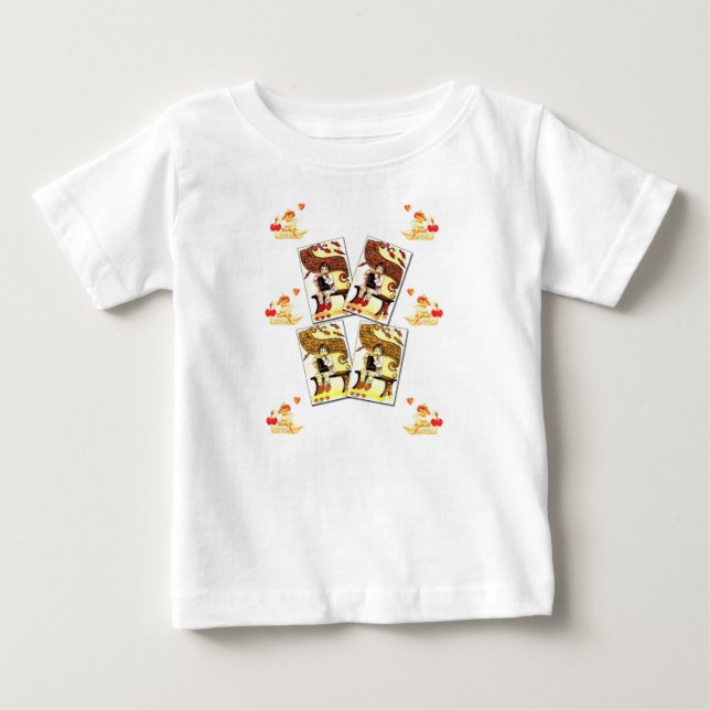 Camiseta Para Bebê Macacãozinho para Bebês (Frente)