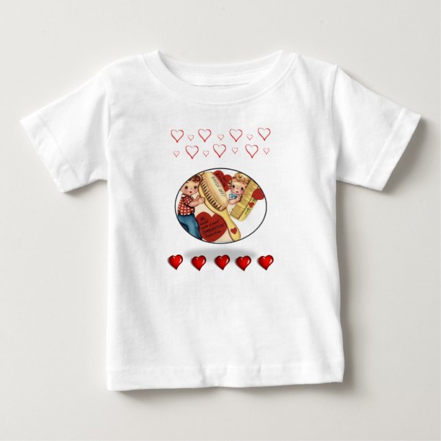 Camiseta Para Bebê Macacãozinho para Bebês (Frente)