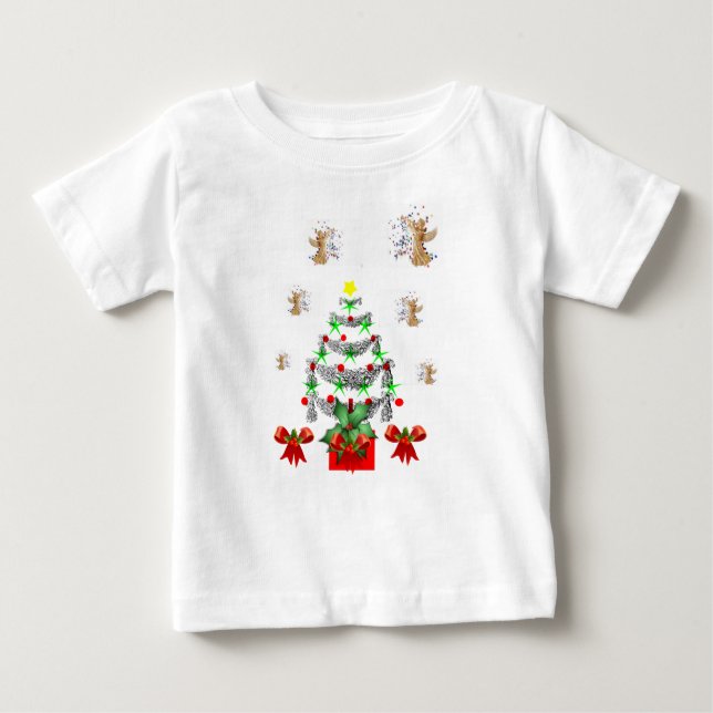 Camiseta Para Bebê Macacãozinho para Bebês (Frente)