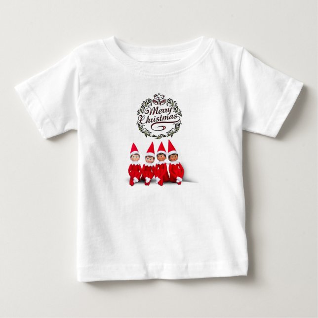 Camiseta Para Bebê Macacãozinho para Bebês (Frente)