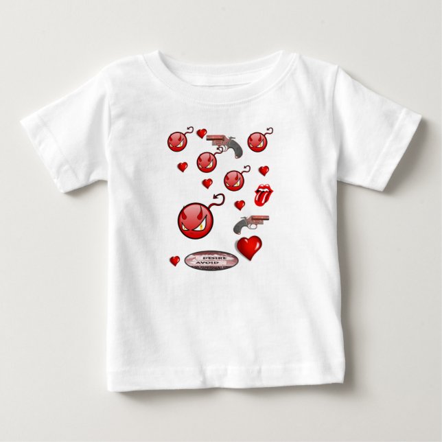 Camiseta Para Bebê Macacãozinho para Bebês (Frente)