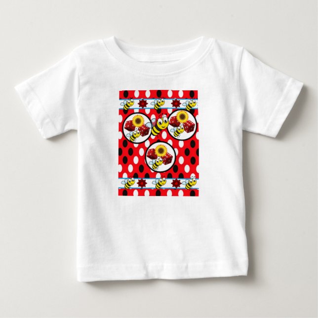 Camiseta Para Bebê Macacãozinho para Bebês (Frente)